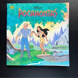Vintage Golden Books Disney Pocahontas Paperback Book 1996